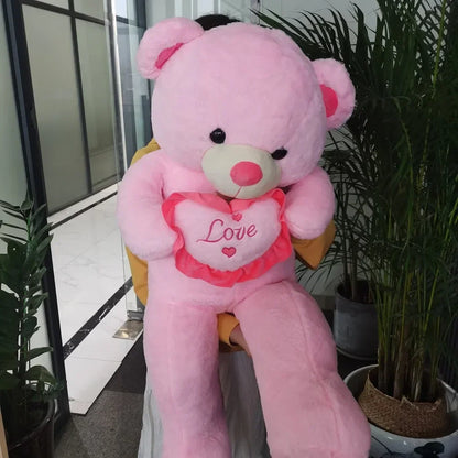 Giant Plush Valentines Love Bear Pillow