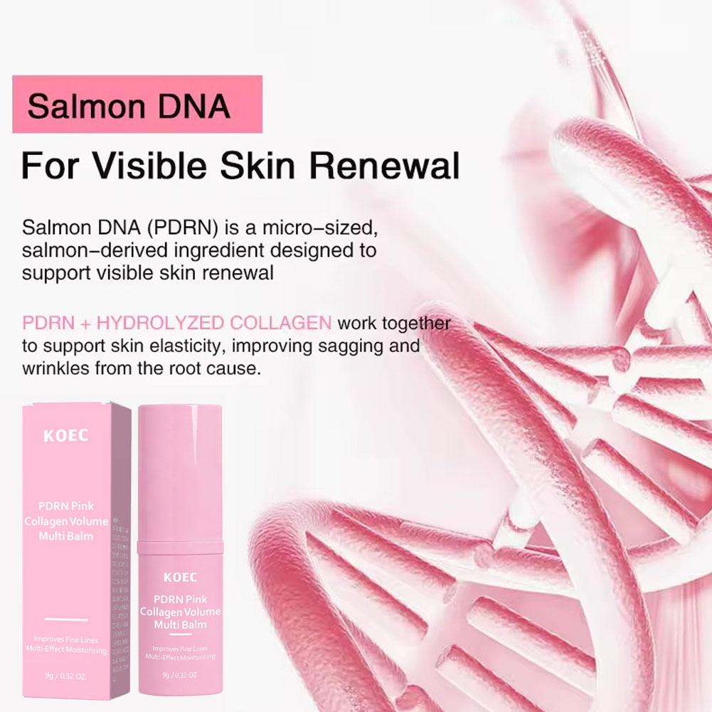PDRN Pink Collagen Capsule Cream 5% Niachinamide VC Whitening Hydrolyzed Collagen Face Cream Moisturizing Firming Skin Care by PETAL & GLOW