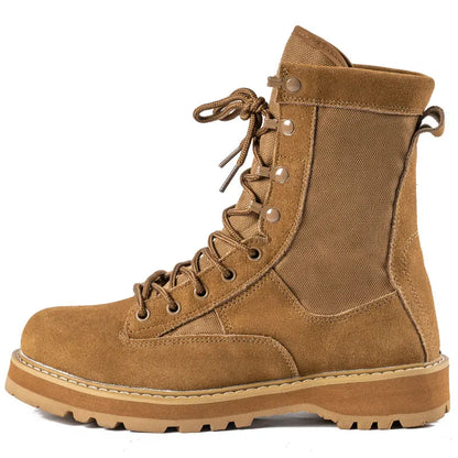 Tactical Boots Men Boots Special Force Green Army Boots Outdoor Hiking Boots Ankle Shoes Men Work Shoes by PETAL & GLOW