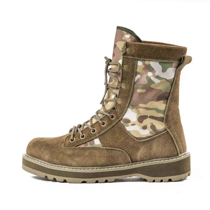 Tactical Boots Men Boots Special Force Green Army Boots Outdoor Hiking Boots Ankle Shoes Men Work Shoes by PETAL & GLOW