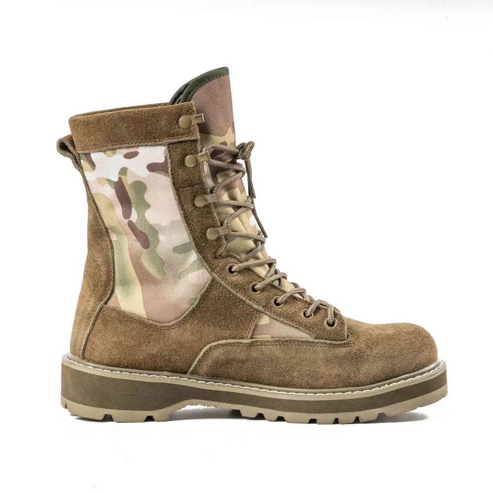 Tactical Boots Men Boots Special Force Green Army Boots Outdoor Hiking Boots Ankle Shoes Men Work Shoes by PETAL & GLOW