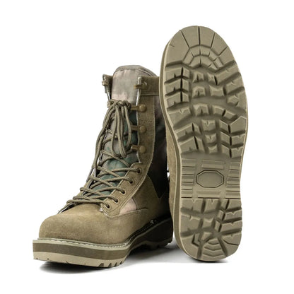Tactical Boots Men Boots Special Force Green Army Boots Outdoor Hiking Boots Ankle Shoes Men Work Shoes by PETAL & GLOW