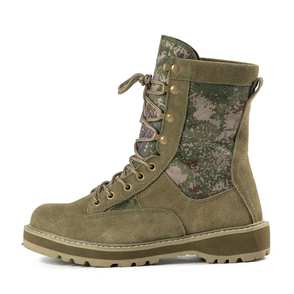 Tactical Boots Men Boots Special Force Green Army Boots Outdoor Hiking Boots Ankle Shoes Men Work Shoes by PETAL & GLOW