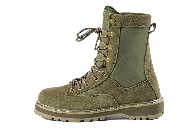 Tactical Boots Men Boots Special Force Green Army Boots Outdoor Hiking Boots Ankle Shoes Men Work Shoes by PETAL & GLOW