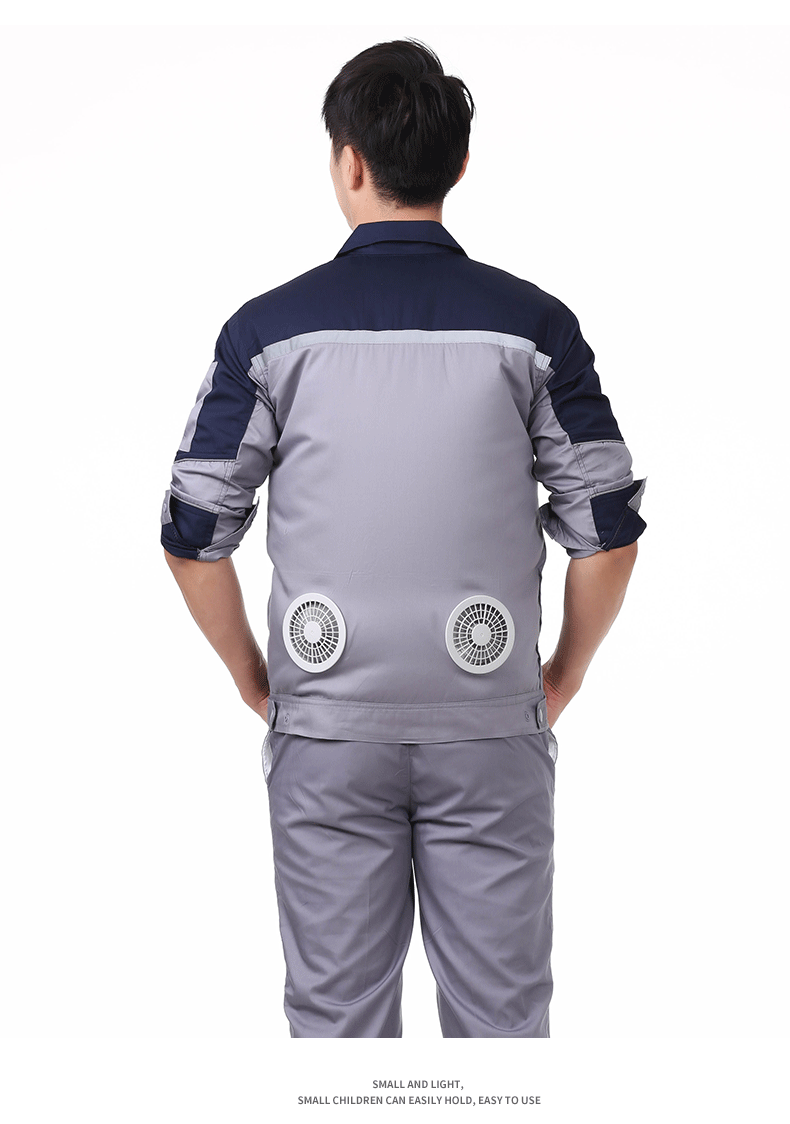 Summer Cooling Air-Conditioned Work Clothes, Refrigeration Fan Clothing, Outdoor Heat Dissipation and Heatstroke Prevention Workwear, Electrician Uniforms, Workwear