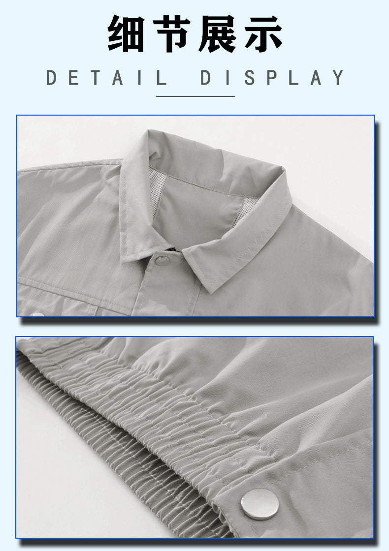 Summer Air Conditioning Clothing Cooling with Four Fans Clothing Outdoor High Temperature Heat Prevention Charging Refrigeration Electric Welding Labor Protection Work Clothes