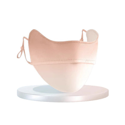 3D Neck Protection Sunscreen Mask Upf Anti-Ultraviolet Women's Face Kini Driving Ice Silk Breathable Summer Full Face
