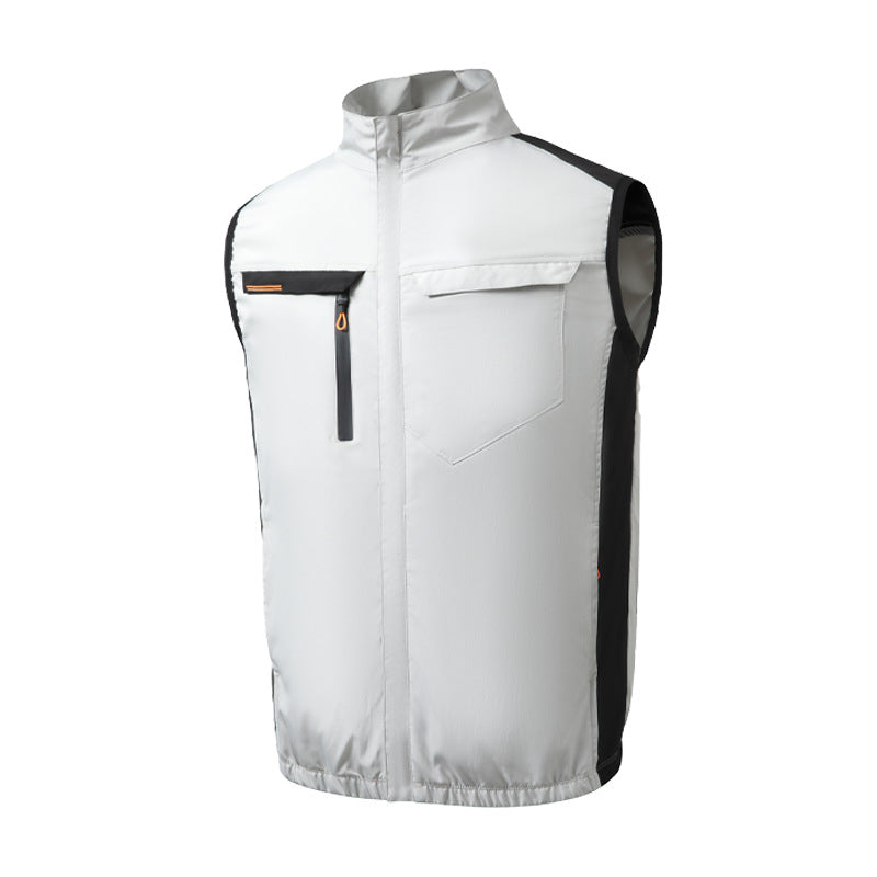 Summer Air-Conditioned Clothing Fan Clothing Sleeveless Cooling Refrigeration Sleeveless Outdoor Sports Sun Protection Vest USB Work Clothes