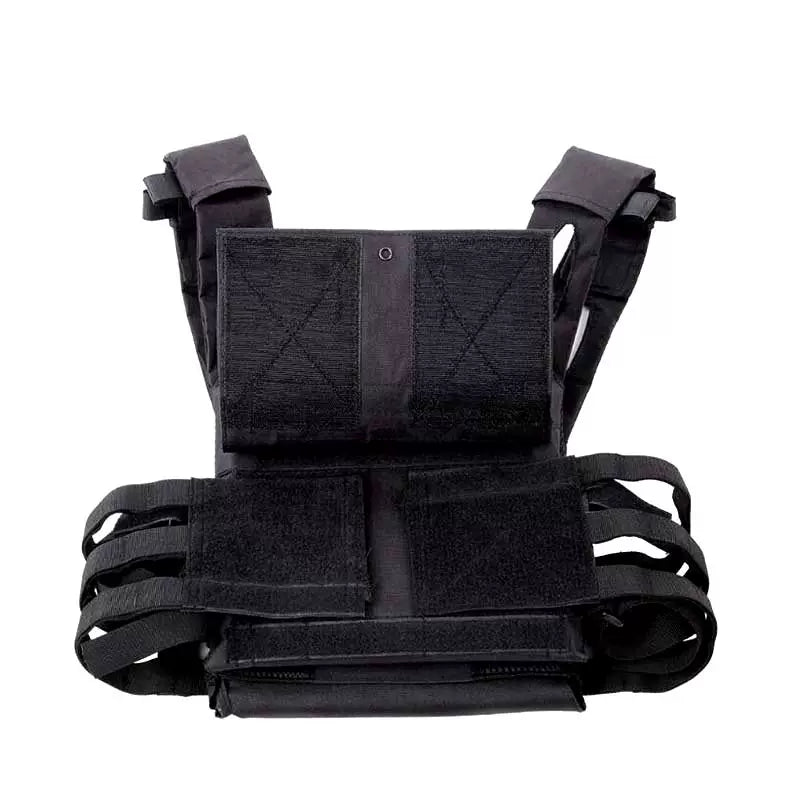 Nylon Tactical Vest Body Armor Hunting Carrier Airsoft Accessories Combat MOLLE Camo Vests by PETAL & GLOW
