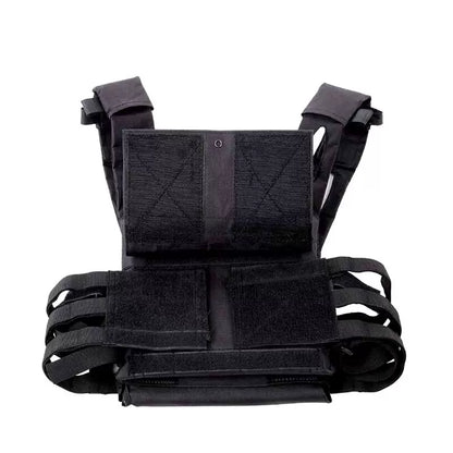 Nylon Tactical Vest Body Armor Hunting Carrier Airsoft Accessories Combat MOLLE Camo Vests by PETAL & GLOW