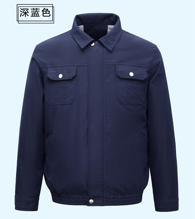 Summer Air Conditioning Clothing Cooling with Four Fans Clothing Outdoor High Temperature Heat Prevention Charging Refrigeration Electric Welding Labor Protection Work Clothes