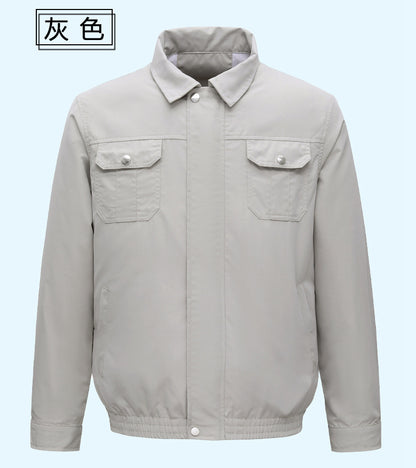 Summer Air Conditioning Clothing Cooling with Four Fans Clothing Outdoor High Temperature Heat Prevention Charging Refrigeration Electric Welding Labor Protection Work Clothes
