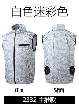 Cross-border Heat Prevention Fan Clothing Short-sleeved Air Conditioning Clothing Intelligent Cooling Refrigeration Clothing Men's and Women's Labor Protection Welding Short-sleeved Jacket