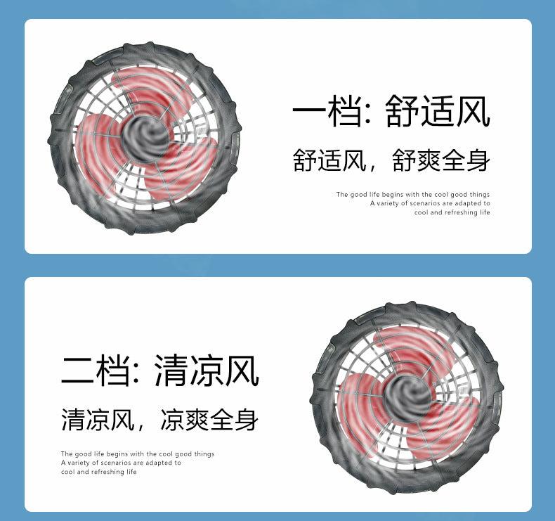 Summer Four-Fan Air-Conditioned Clothing Cooling and Refrigeration Reflective Sun Protection Clothing with Fan Outdoor Labor Protection Work Clothes