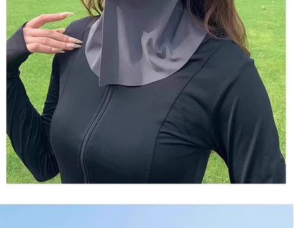 3D Neck Protection Sunscreen Mask Upf Anti-Ultraviolet Women's Face Kini Driving Ice Silk Breathable Summer Full Face