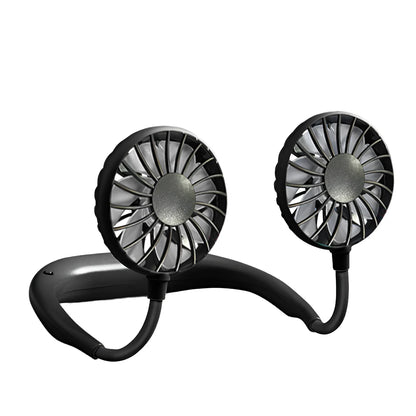 Neck Fan Rechargeable 1200mAh 3 Speeds Hands Free Wearable Fan Portable Personal Cooling Fan for Travel Outdoor Hot Sale