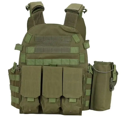 Nylon Tactical Vest Body Armor Hunting Carrier Airsoft Accessories Men Combat Camo Military Army Vest Outdoor CS Hunting by PETAL & GLOW