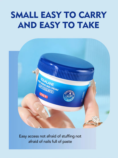 Ultra-Nourishing Squalane Cream for Dry Rough Skin Deeply Moisturizing Prevents Cracking Dryness Refreshing But Not Greasy