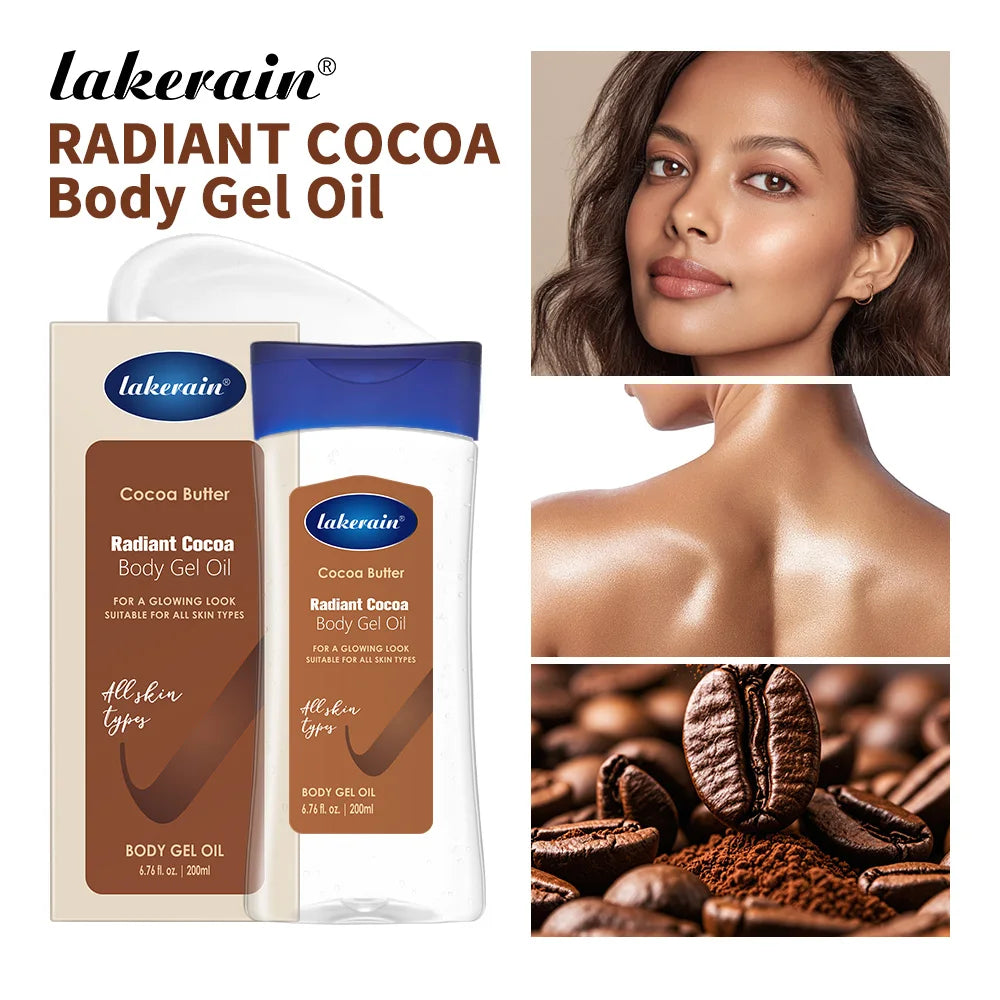 Turmeric Cocoa Glow Body Gel Oil Moisturizing & Smoothing Body Skin Vitamin C