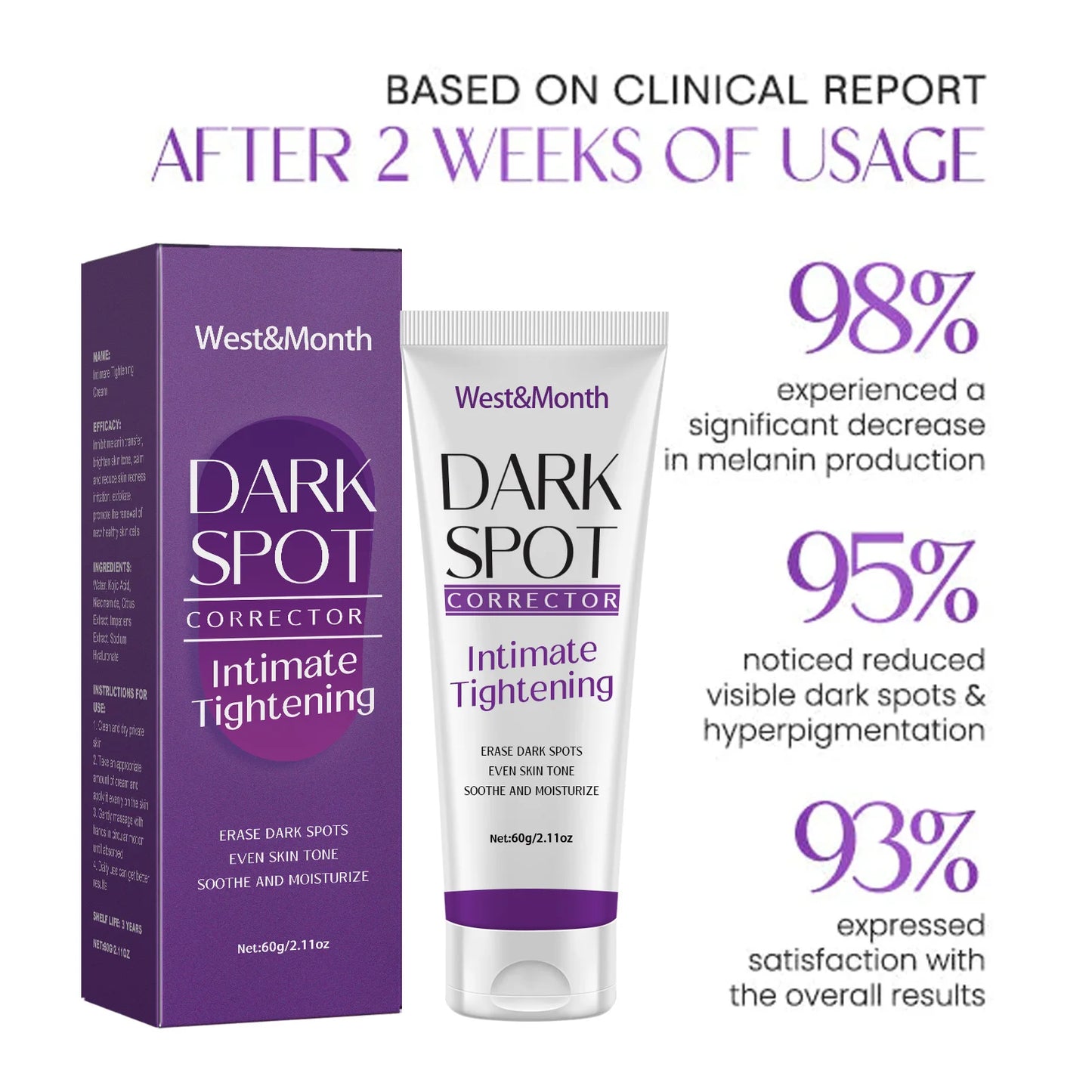Body Whitening Cream Fade Joint Elbow Knee Armpit Pigmentation Underarm Melanin Bleaching Moisturizing Dark Spot Corrector Cream by PETAL & GLOW
