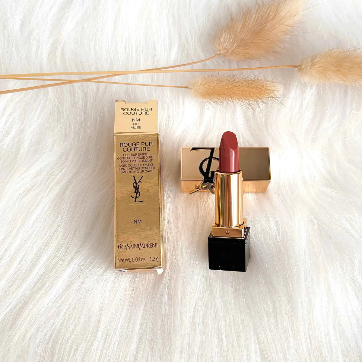 Rouge Pur Couture Satin Lipstick Mini 1.6g — Nu Muse