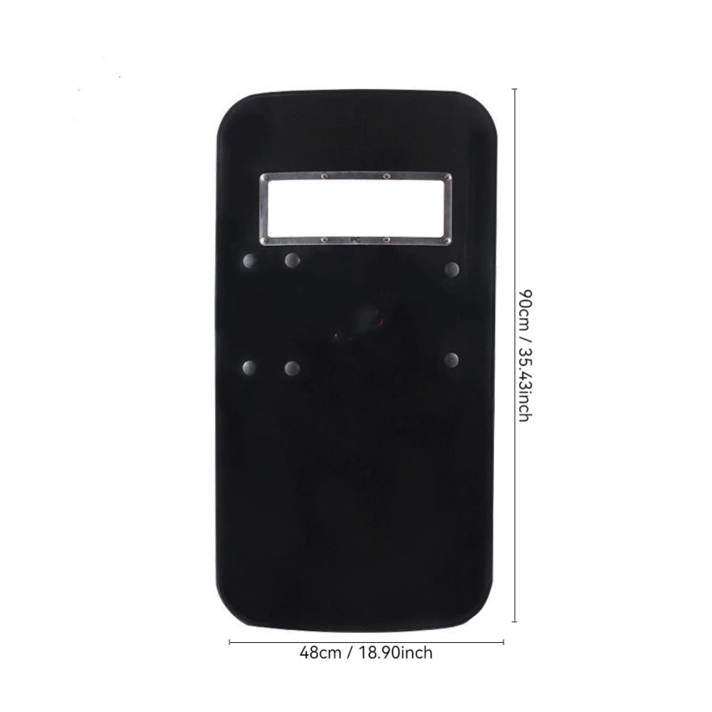 Riot Shield Handheld Explosion Shield Security Campus Militia Security Equipment PC Shield Anti stab Explosion-proof ABS by PETAL & GLOW