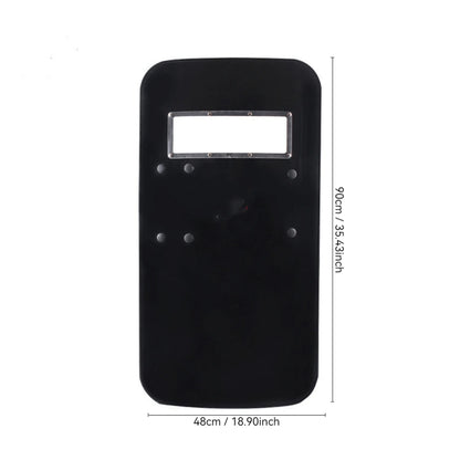 Riot Shield Handheld Explosion Shield Security Campus Militia Security Equipment PC Shield Anti stab Explosion-proof ABS by PETAL & GLOW