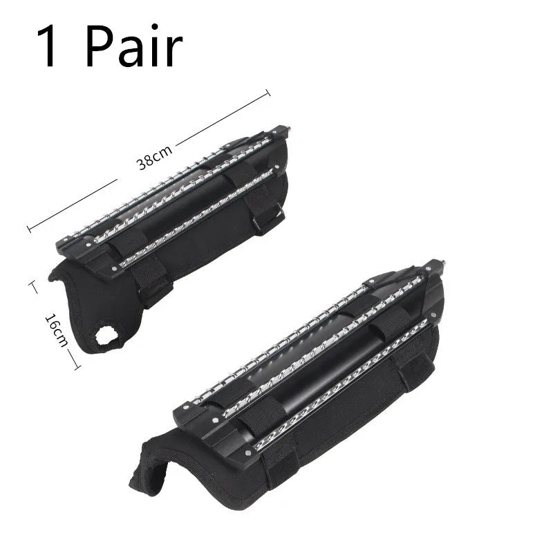 Riot Shield Self Defense Gadgets Anti-Stab Portable Personal Security Protection Equipment Supplies With Window Broken Tool by PETAL & GLOW