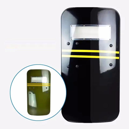 Anti-riot Shield Camouflage Black Army Green Protective Defense Equipment Security Handheld Shield by PETAL & GLOW