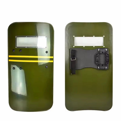 Anti-riot Shield Camouflage Black Army Green Protective Defense Equipment Security Handheld Shield by PETAL & GLOW