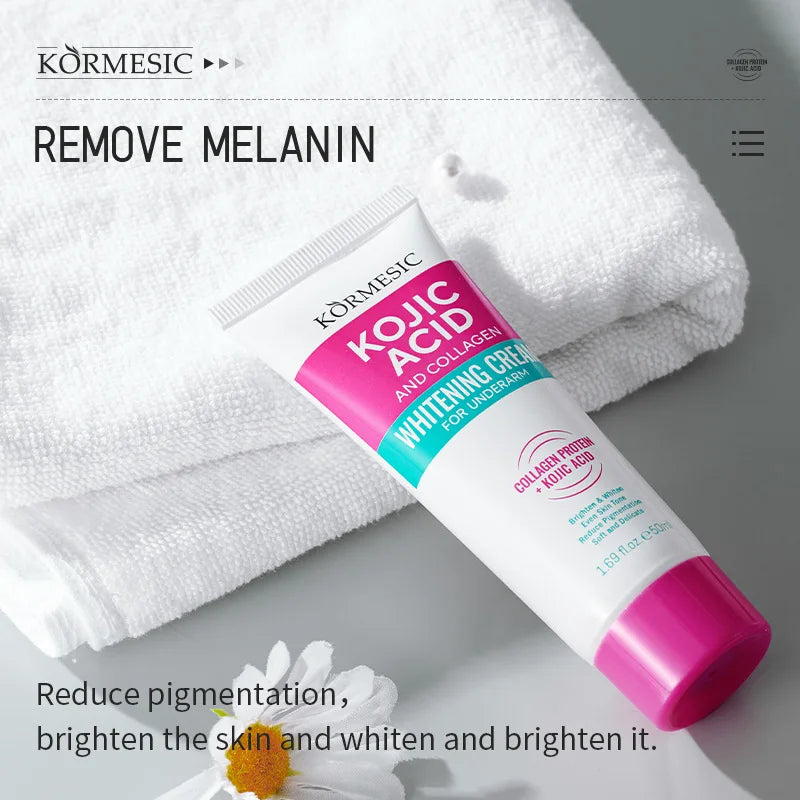 Whitening Cream Private Parts Underarm Bleach Serum Butt Knee Brighten Inner Thigh Intimate Parts Dark Remove Melanin Body Care by PETAL & GLOW
