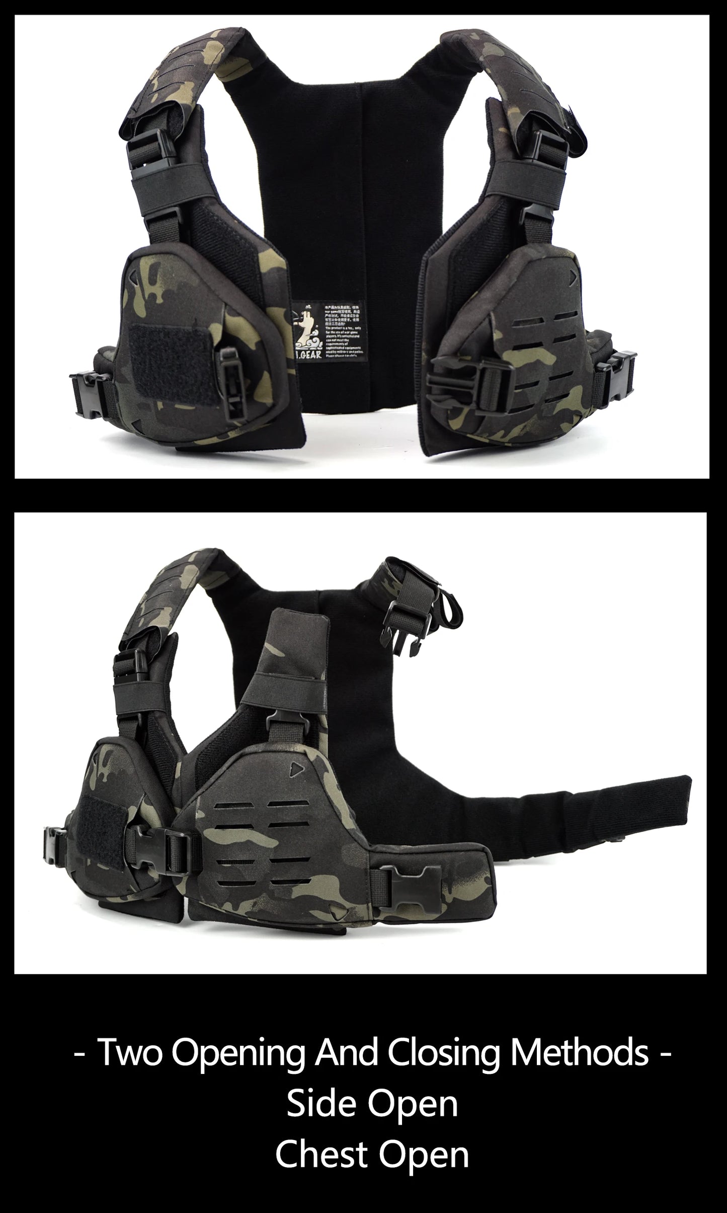 Tactical Bikini Armor Vest Women Protect Cosplay Plate Carrier Molle Lady Sexy Hunting Equipment Lightweight Camping Outdoor by PETAL & GLOW