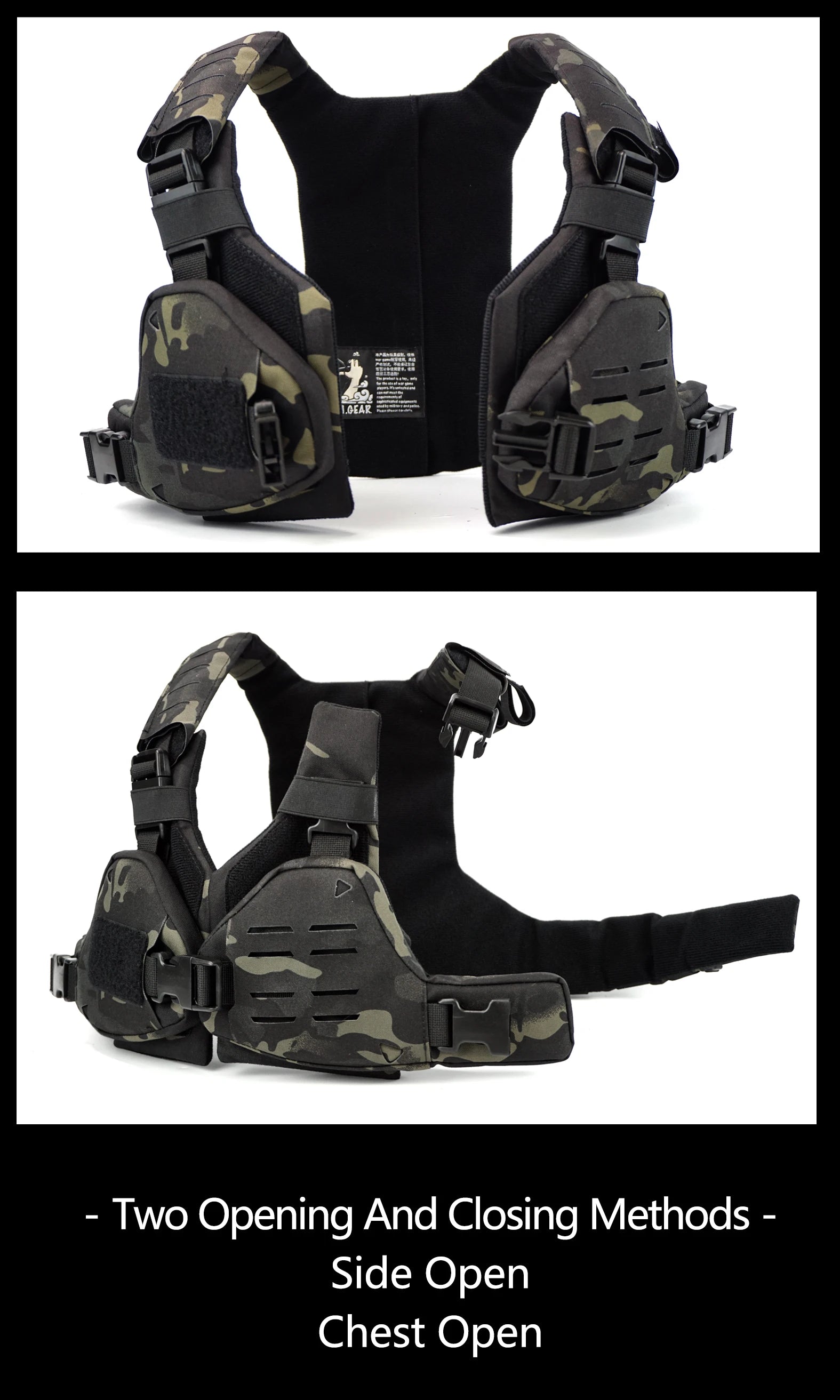 Tactical Bikini Armor Vest Women Protect Cosplay Plate Carrier Molle Lady Sexy Hunting Equipment Lightweight Camping Outdoor by PETAL & GLOW