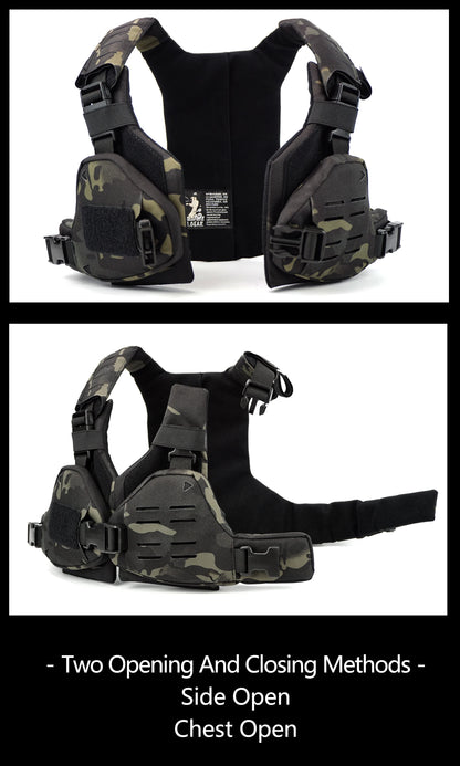 Tactical Bikini Armor Vest Women Protect Cosplay Plate Carrier Molle Lady Sexy Hunting Equipment Lightweight Camping Outdoor by PETAL & GLOW