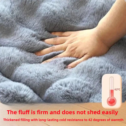 Large Dog Bed Mat Double Sided Winter Warm Sleeping Pad For Golden Retriever