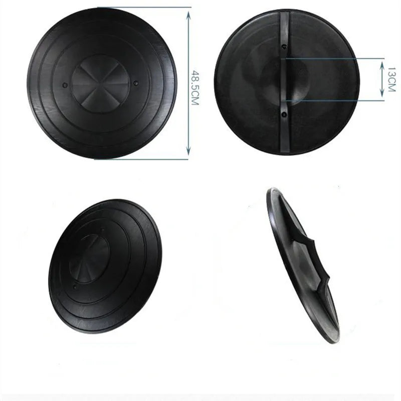Round Anti-riot Shield Self Defense Gadgets Strong Durable Personal Security Protection Equipment For CS COS Training by PETAL & GLOW