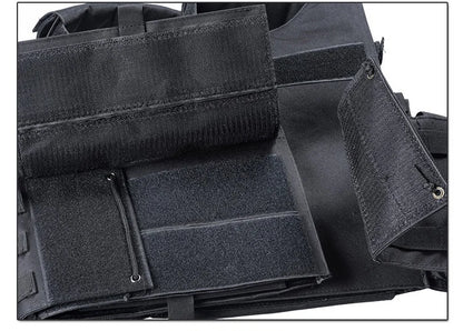 Adult Military Tactical Vest Body Armor Protection Plate Carrier Airsoft Accessories Outdoor Hunting Combat Equipment MOLLE Vest by PETAL & GLOW