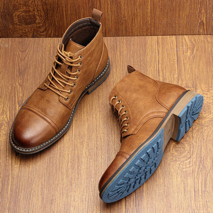 Boots Military Strong Wear-Resistant Outdoor Breathable Boots Army by PETAL & GLOW