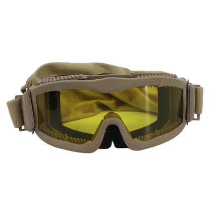 VULPO Tactical Goggles Airsoft Paintball Shooting Goggles Windproof Anti Fog Glasses Hiking Mountaineering Glasses by PETAL & GLOW