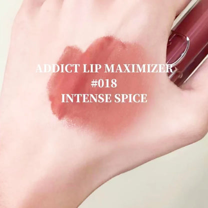 Dior Addict Lip Maximizer Plumping Lip Gloss Shade #018 2ml Mini Travel Size Volume-Enhancing Hydrating Glossy Lip Plumper Pepti