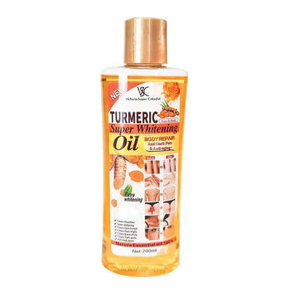 Facial Body Massage Oil Kojic Acid Whitening Serum Glow Booster Cast Oil Brightening Smoothing Body Face Skin Care Essence Oil