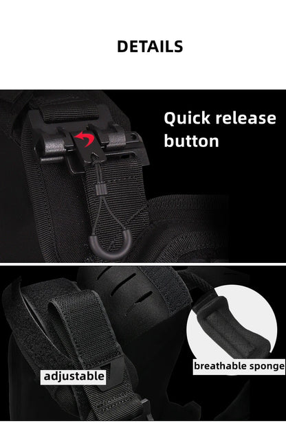 YAKEDA Tactical Vest Outdoor Hunting Plate Carrier Protective Adjustable Vest Airsoft Carrier Combat Equipment 6094 Vest by PETAL & GLOW