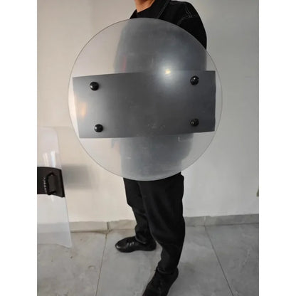Riot Shield Security Handheld Transparent PC Square/Round Shield Campus Shield by PETAL & GLOW