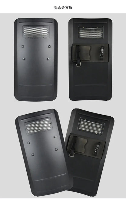 Hand Held Aluminum Alloy Riot Shield Round Tactical Shield Security Equipment Security Equipment Supplies by PETAL & GLOW