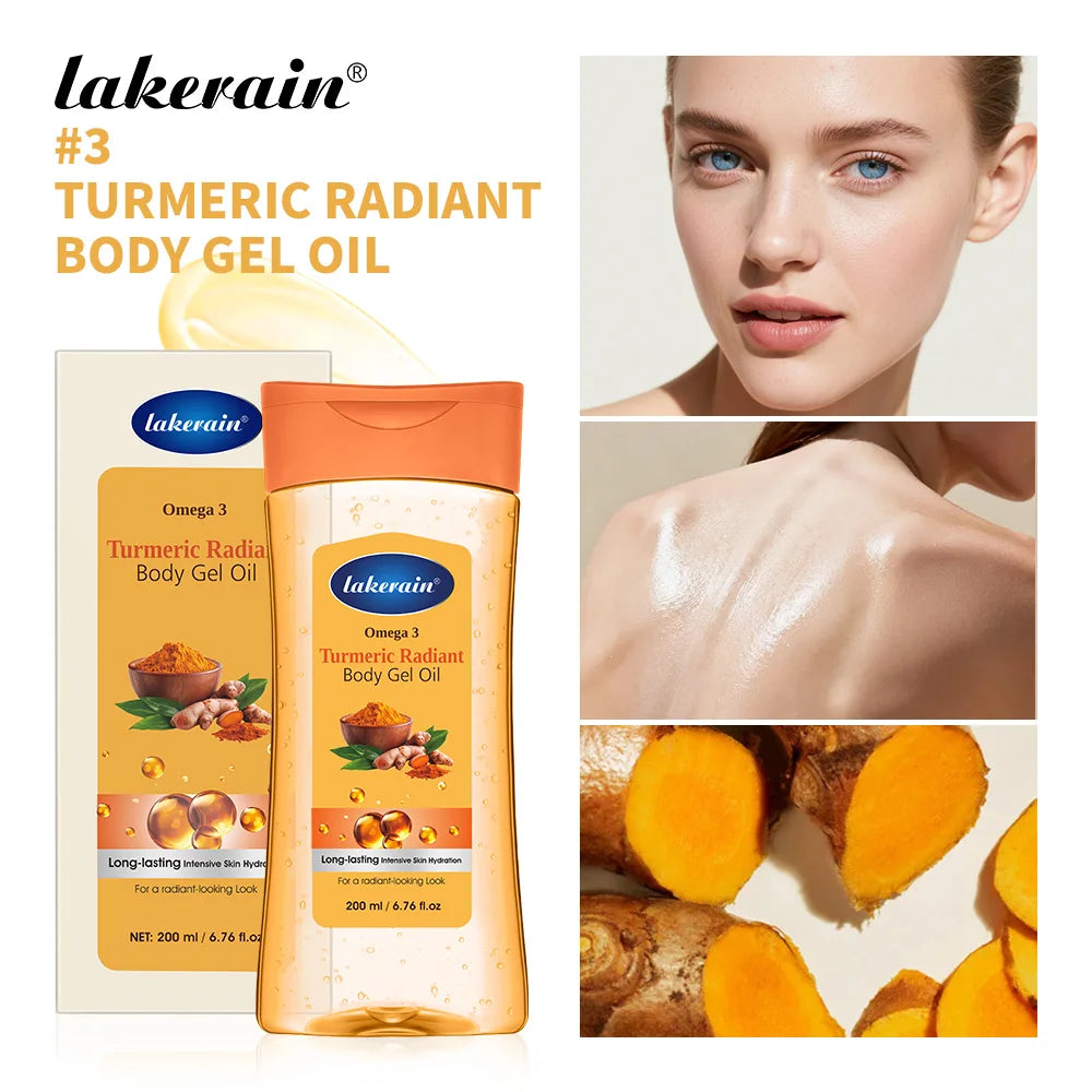 Turmeric Cocoa Glow Body Gel Oil Moisturizing & Smoothing Body Skin Vitamin C