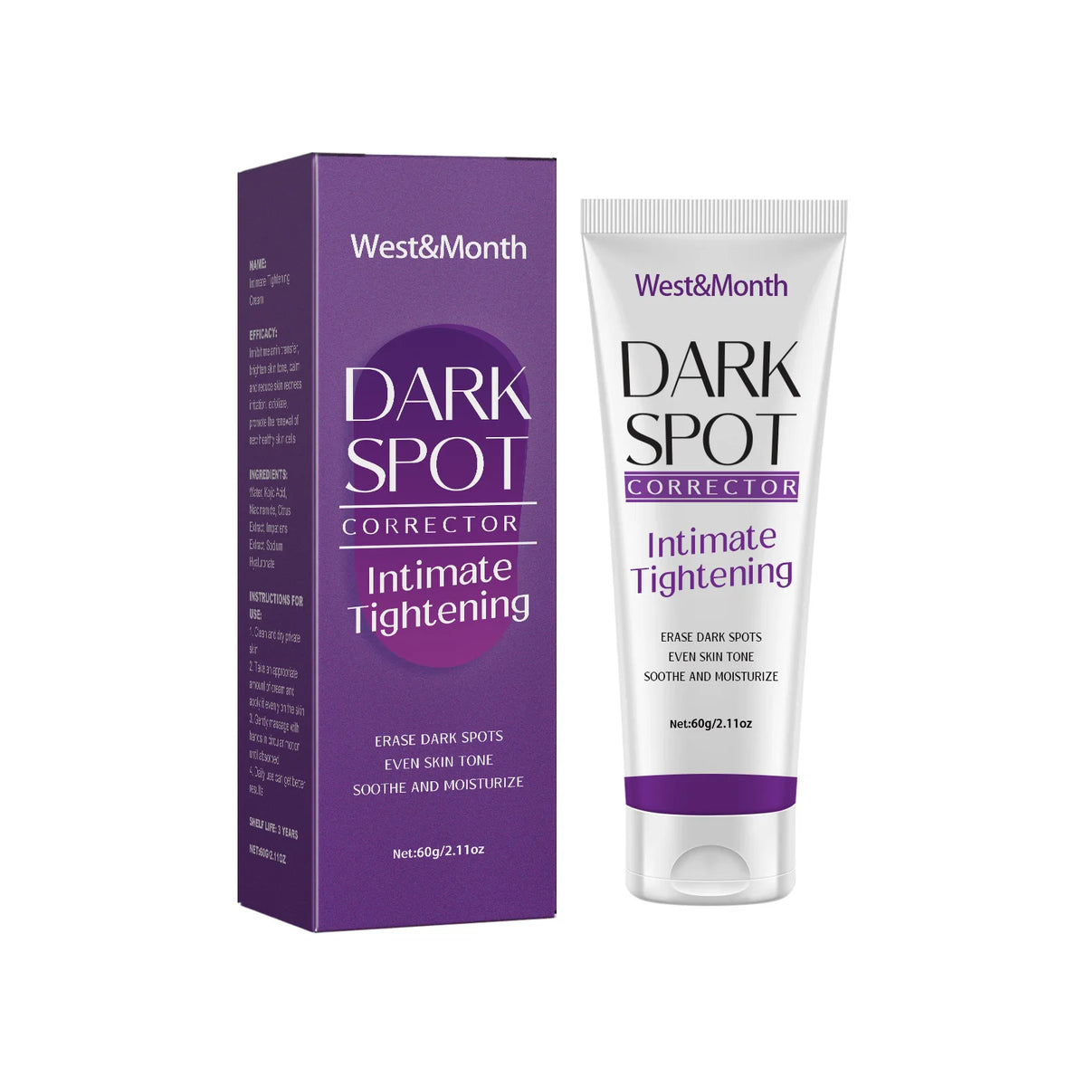 Body Whitening Cream Fade Joint Elbow Knee Armpit Pigmentation Underarm Melanin Bleaching Moisturizing Dark Spot Corrector Cream by PETAL & GLOW