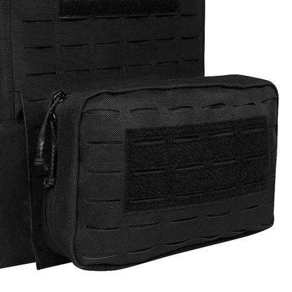 Artex New combat vest 6094 quick detachable light laser cut tactical vest black gear to carry airsoft carrier combat equipment by PETAL & GLOW