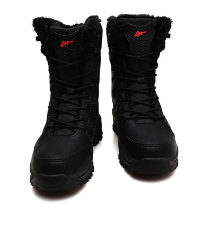 Men's Military Tactical Boots Army Boots Men Side Zipper Military Boots Men Anti-Slip Ankle Boots Work Safety Shoes Hiking Shoes by PETAL & GLOW