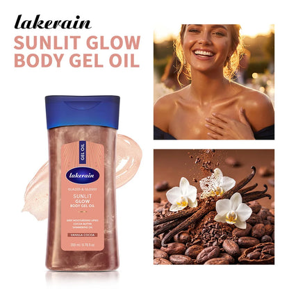 Turmeric Cocoa Glow Body Gel Oil Moisturizing & Smoothing Body Skin Vitamin C