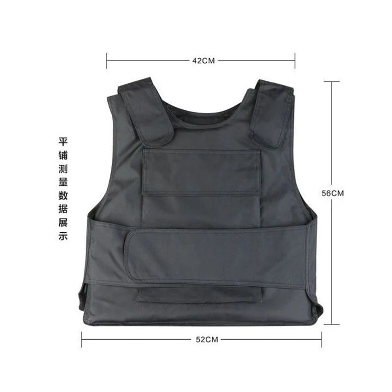 High Manganese Steel Hard Anti-stab Vest Outdoor Body Security Helmet Armor Tactic Military Stimulate Vest Defence Thorn Clothes by PETAL & GLOW